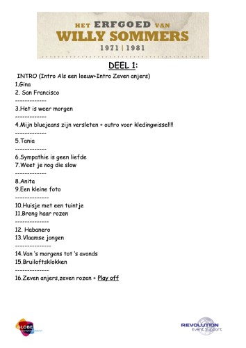 Het Erfgoed van Willy Sommers 1971-1981 Het Erfgoed van Willy Sommers 1971-1981